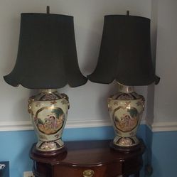 Vintage Porcelain Table Lamps