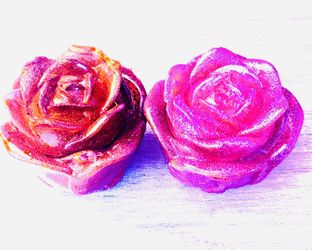 Handmade rose shaped Trinket Box