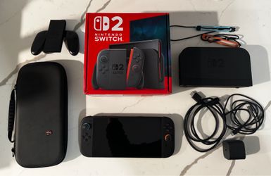 Nintendo Switch 2 + 512GB MicroSD Express Card + Carrying Case