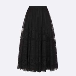 Women Flared Mid-Length Skirt 