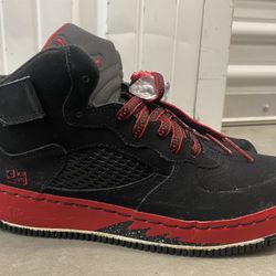 Vintage 2008 Nike AJF5 Fusion GS 6 Black Red