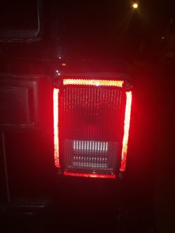 Jeep Wrangler tail lights