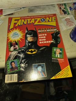 Fantazone magazine first issue from 1989 featuring Batman on the cover