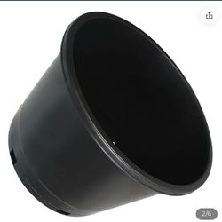 10 Pcs 10gal Plastic Seedlings Plants Nursery Pot 16” Plant Container Seed Pots Indoor Outdoor