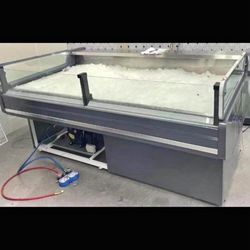 🧊Fish Fridge with Mist Sprayer Plug In🐟 ✅Full-sealing stainless steel cold deck,for ice  block and