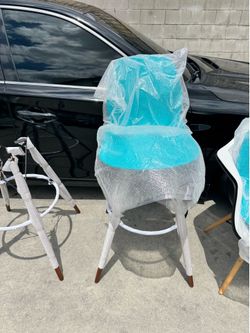 2 new chairs blue