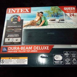 Intex 24-in Queen Mattress With Pump
