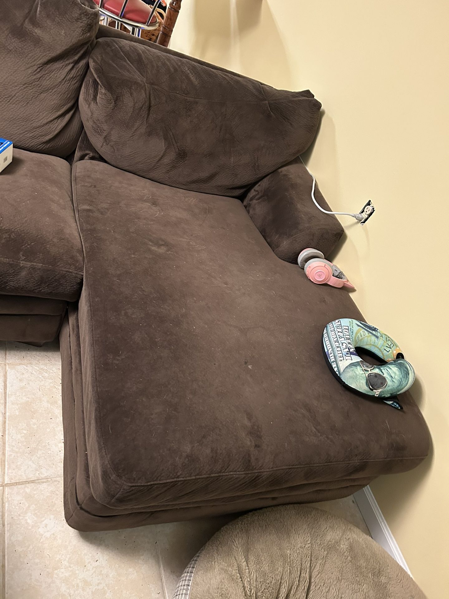 TV Armoire And Couch With Bed