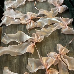 Pink Bow Garland 