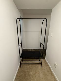 Ikea Cloth Rack with Shoe storage