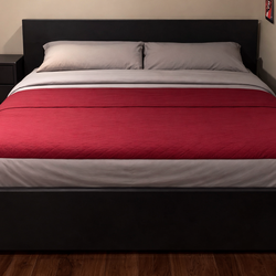Queen size IKEA bed with pillow top mattress