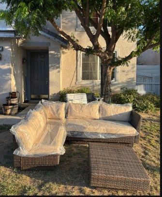Patio Sofa Set High Quality Costco Quality Sunbrella Quality Cushions Brand New Top Quality Patio Furniture 🚚🆕🚚