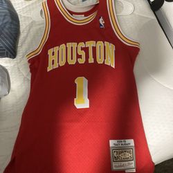 Men's Tracy McGrady Red Houston Rockets 2004/05 Hardwood Classics Swingman Player Jersey