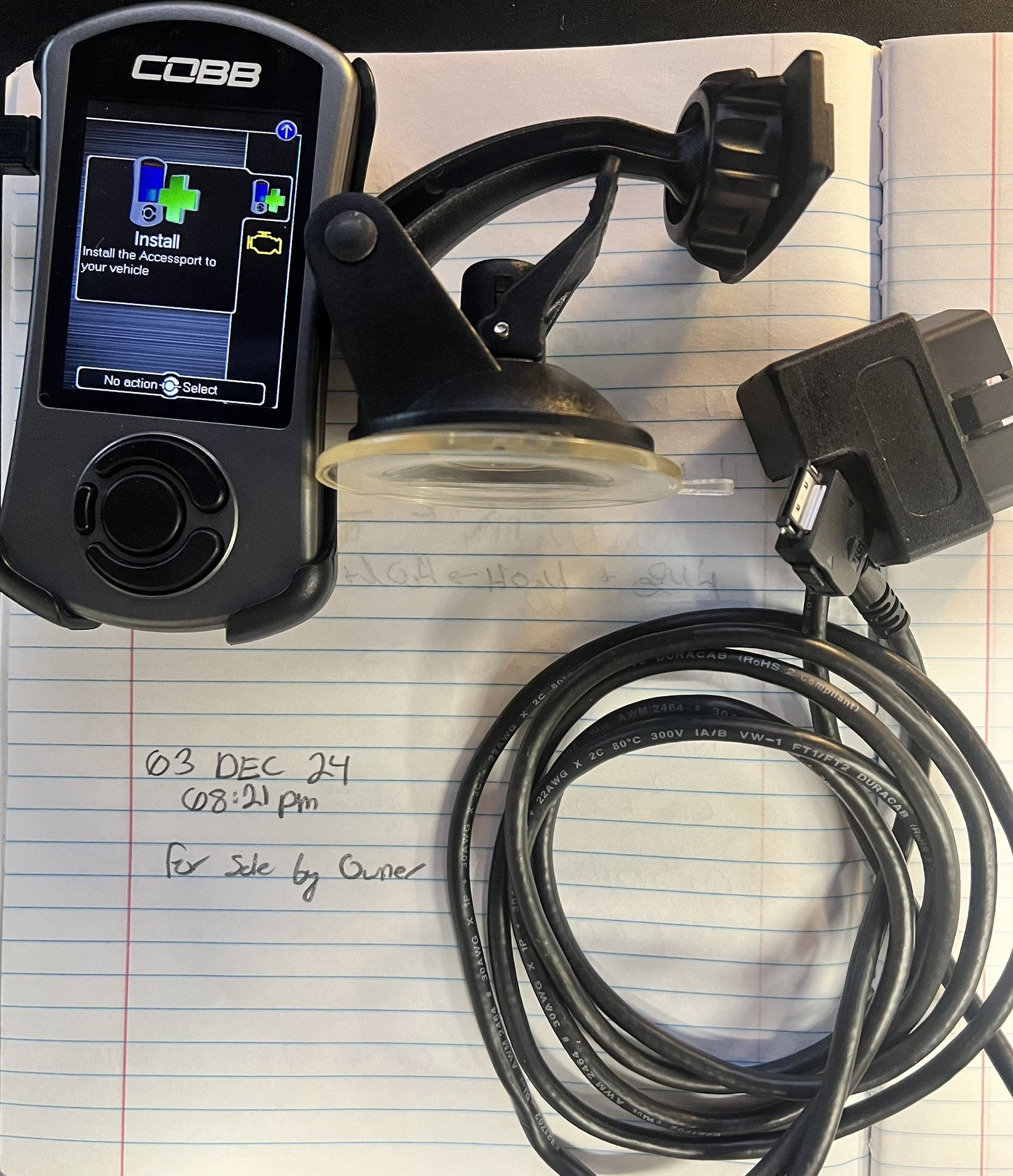 Cobb Ford focus/ Fiesta ST Accessport V3 With OBD2 Universal Connector And Mount