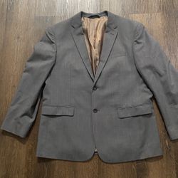 Men’s Brown With Blue Suit Jacket By Pronto Moda Size 44R #6