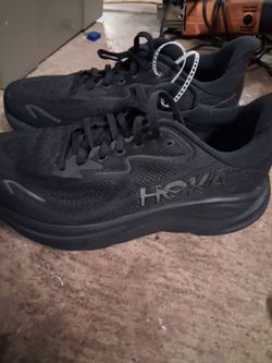 NewHoka Black Running Sneakers