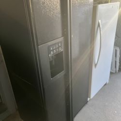 GE Black Side By Side Refrigerator 