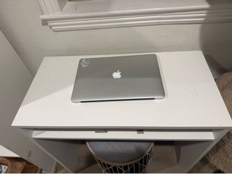 Small desk and stool