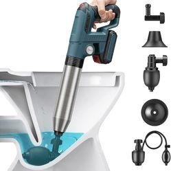 Toilet Plunger, Heavy Duty Drain Clog Blaster, Aiment Unclog Gun