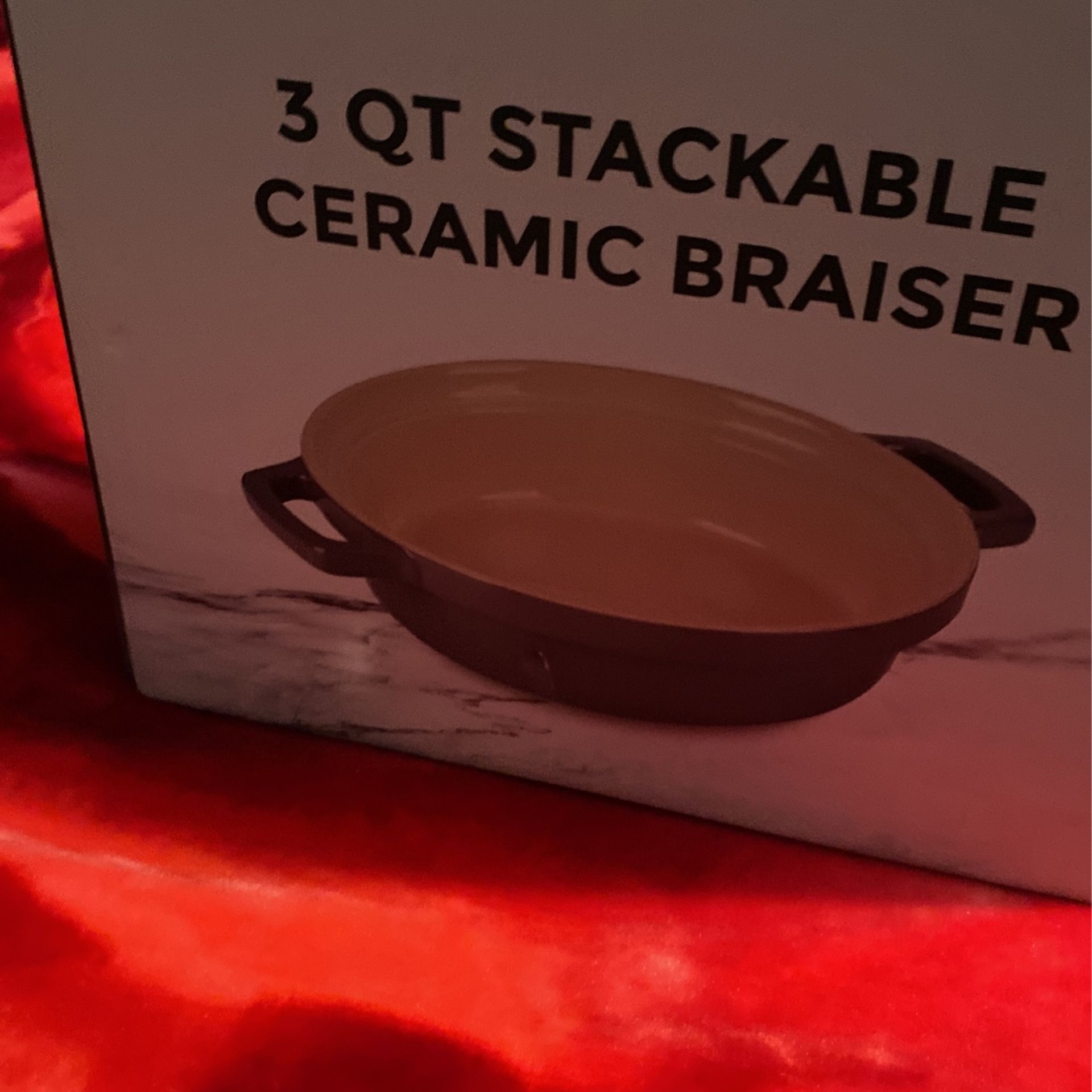 Tramontina 4-quart Covered Enameled Cast Iron Braiser for Sale in Ontario,  CA - OfferUp