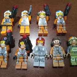 Lego Star Wars Minifigures Lot Pilots Price Is Offer Up!