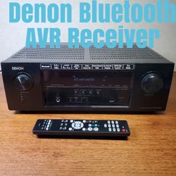 Denon Bluetooth AVR S540BT 4K AM/FM  Receiver With RemoteDenon Bluetooth AVR S530BT 4K AM/FM  Receiver With Remote
