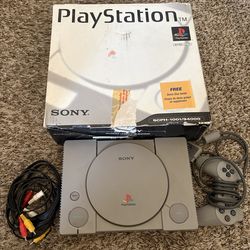 Original Sony PlayStation in box