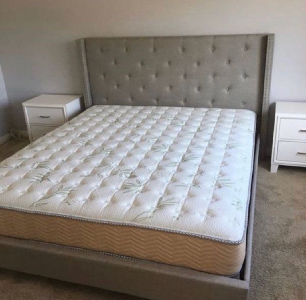 King Size Bed Frame With Mattress Included 