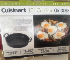 Cuisinart 10” Cast Iron Griddle