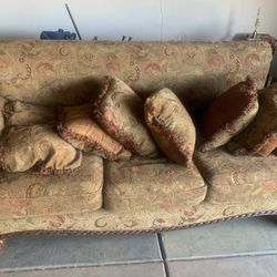 Couch with Chair And ottoman 