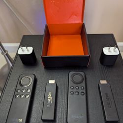 2-Amazon Firestick And Chromecast Stick.  And Free Gift With Purchase 