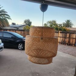 SINNERLIG
Pendant lamp, bamboo/handmade, 20 "