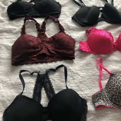 6 bras, size 36 C, all for $10