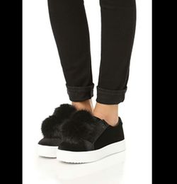 Sam Edelman velvet Sneaker black