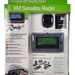 Delphi XM Satellite Radio ROADY 2 With Car Kit Model #SA10085 New Sealed