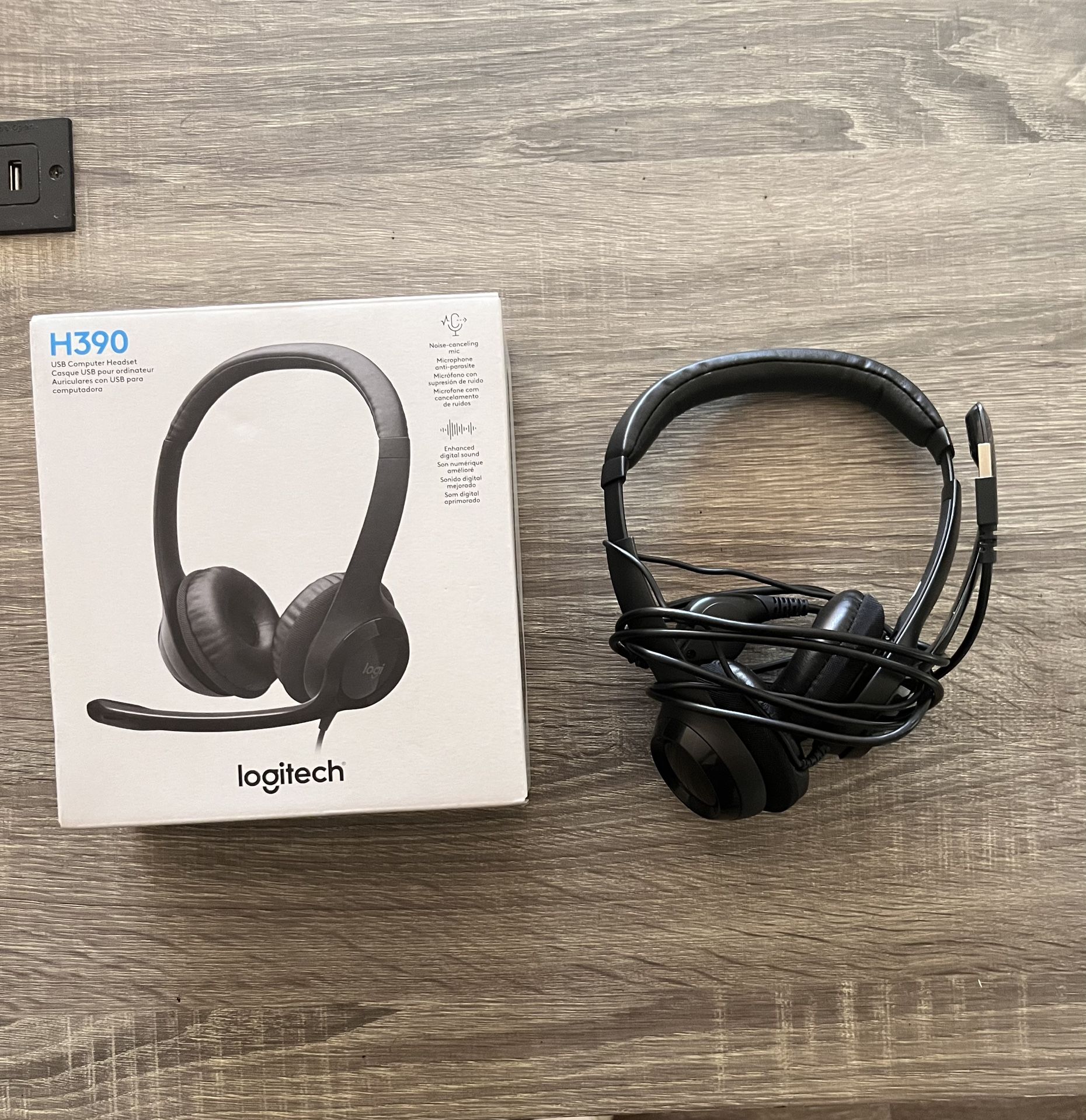 Logitech H390 Wired Headphones USB Headset