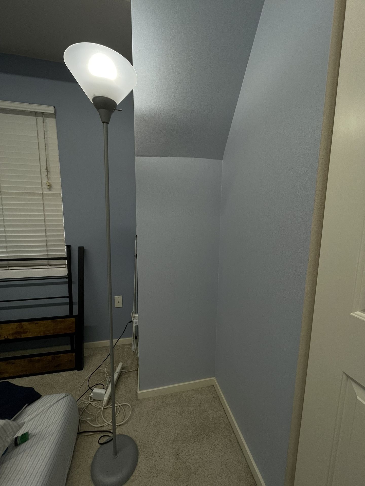 3 Bright room Standing Lights With Light Bulb - Excellent Condition