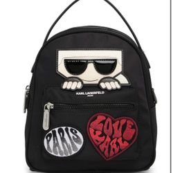 Karl Lagerfeld Amour Lettered Backpack