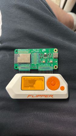 Flipper zero w/attachment