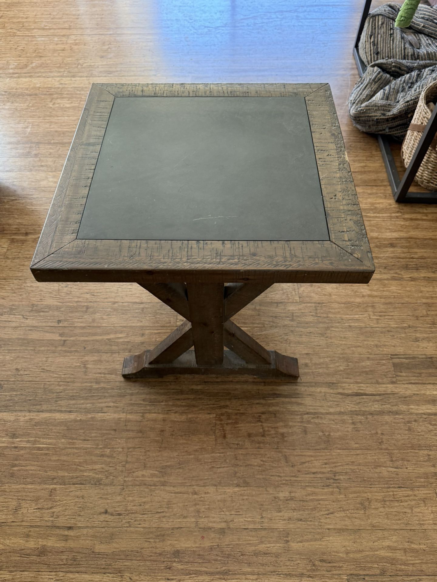 Rustic End Table Set Of 2