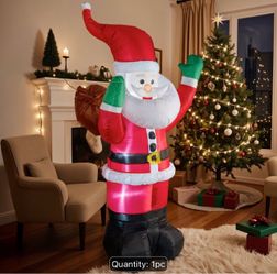Christmas holiday led inflatable Santa Claus