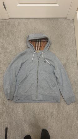 Burberry Grey Zipup XXL
