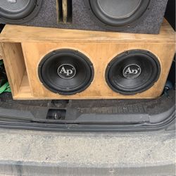 2 Audiopipe 10s In Custom Box