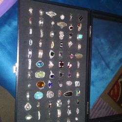 925 Rings .real Stones .all Sizes. 