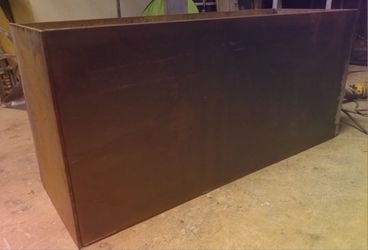 3ft CORTEN Steel Planter