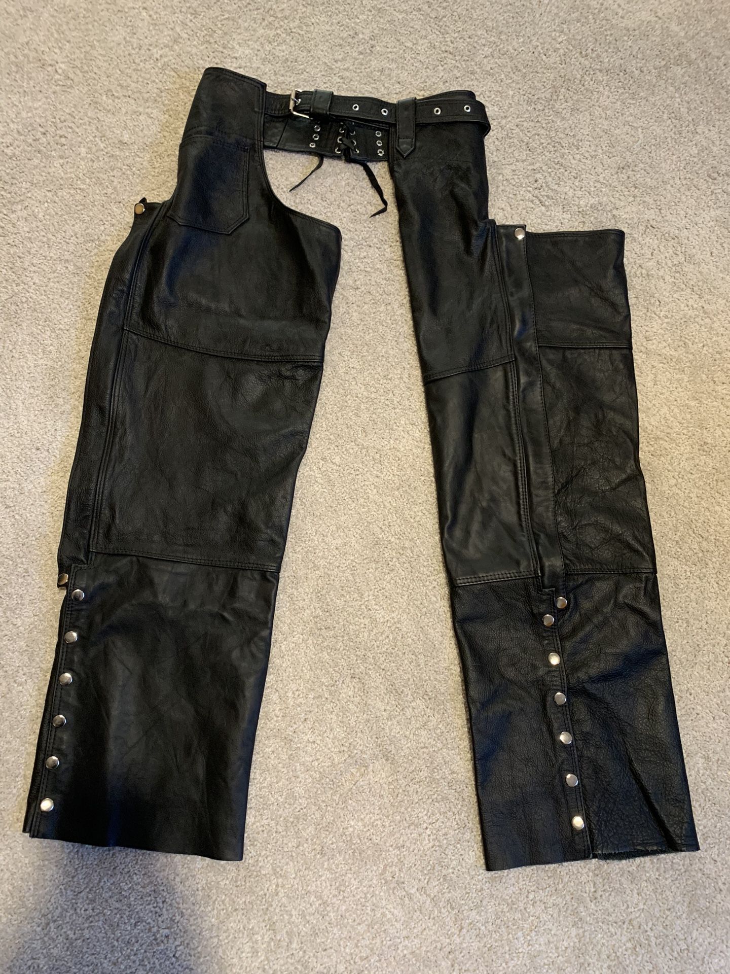 Genuine leather chaps
