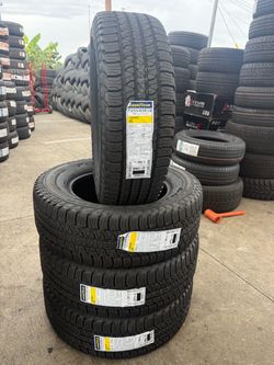 255/65/18 Goodyear fortitude HT #4 new tires installation and balance 50,000 miles warranty