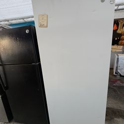 GE Upright Freezer White