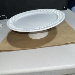 Beautiful Vintage Ceriart Pedestal Cake Stand
