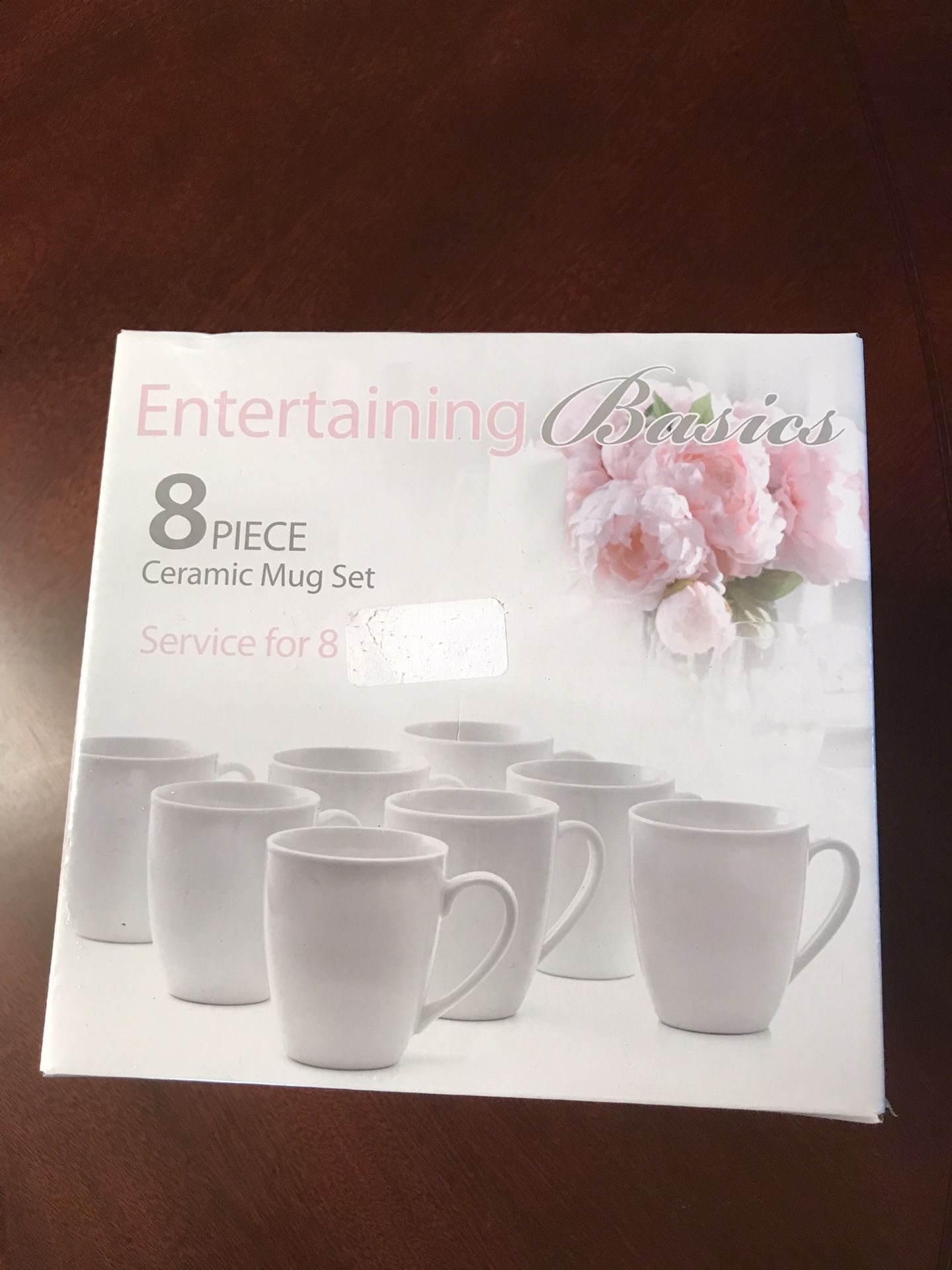 8-Piece Ceramic Mug Set